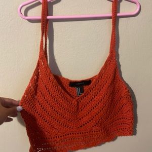 Crochet crop top size medium